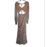 For Love & Lemons  maxi dress NWT oversized sheer sleeves Photo 12