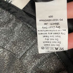 House Of CB London Metallic Gray Lined Flat Front Wide Leg Trouser Pants Size XL Photo 11