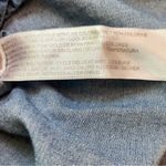 Eloquii  Blue Chambray Denim Ruffle Chest Long Sleeve Button Down Photo 6