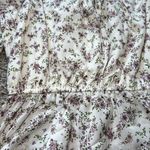 Paper Crane  Women’s Smocked Long Sleeve Floral Boho Crop Top Size Small‎ Photo 2