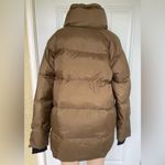Garnet Hill  Women's Khaki Puffer Jacket Photo 2