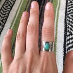 Handmade ⚡️ flash sale! ⚡️boho sterling silver turquoise ring Photo 0