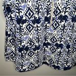 Lilly Pulitzer Skipper Popover Bright Navy Tons of Fun Half Zip Size L Photo 6