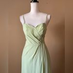 Azazie  | Sage Green Cocktail Gown Sz XS Photo 4