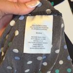 London Times  Dress Black Polka Dot Wrap Long Sleeve V Neck Tie Waist Midi Sz 12 Photo 11