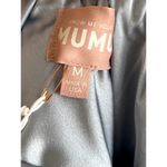 Show Me Your Mumu  Taylor Tube Maxi Dress in Steel Blue Luxe Satin M NWT Photo 3