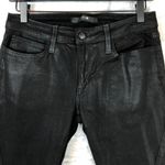 joe's jeans Coated Criss Cross Seam Skinny Jeans Photo 8