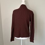 Everlane  dark brown knit mockneck sweater size XS Photo 3