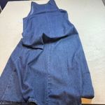Territory by Sportables Vintage Denim Maxi Dress Button Front Pockets Size S Blue Photo 6