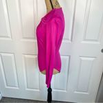 Farm Rio Sz M  Pink Knotted Long Sleeve Bodysuit NWOT $121 MSRP Photo 2