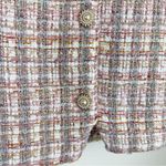 NWT House of Harlow 1960 Pixie Dust Tweed Pink Top and Mini Skirt Set Photo 4