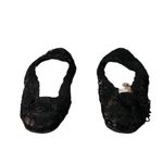 Seychelles  Black Lace Mesh Ballet Flats Women’s 8 Goth Fairy Grunge Preppy Photo 4