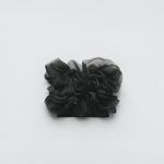 ZARA top bandeau tulle black cropped blouse Photo 5