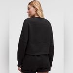 Lululemon NWT Scuba Oversized Pullover Crewneck Sweater Wordmark Black Size M/L Photo 1