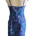 LC Lauren Conrad LAUREN CONRAD Stunning black and blue floral dress, faux wrap, adjustable straps, excellent condition, size 8 Photo 5