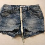Candie's Floral Denim Jacquard Short 7 Juniors Summer Festival Hippie Jorts Photo 4