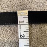 Women’s Black Velvet Belt with Gold Buckle Size XL NWT Black Photo 5