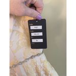 Lucci Lui NWT Floral Jacquard Corset Formal Dress in Yellow Size 6 Photo 6