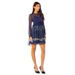Ted Baker NEW  Women’s Zumi Dress Pearl Print Navy Long Sleeve Size 1 Photo 6