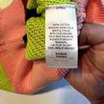 Abound Around XS‎ Striped Knit Pullover Sweater Crew Neck Colorful Cotton Blend Photo 2