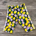 Adidas  ORIGINALS CYCLING SHORTS FLORAL MULTI RETRO yellow/purple MEDIUM #67 Photo 9