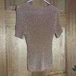 H&M  women’s gold Metallic Knit Top size‎ S Photo 4
