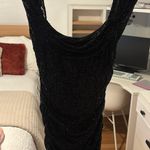 Hello Molly  Dress Mini Black Sequin Mirror Magic Off-The-Shoulder Women’s 4 Photo 0