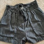 H&M Gray High Waist Shorts with Elastic Waistband Photo 0