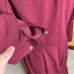 Azazie x Kendall + Kylie Burgundy Long Sleeve Cutout Gown Formal Evening Dress C Photo 2