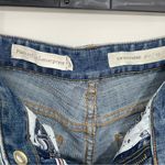 Anthropologie Pilcro Red Beaded Tassel Hem Slim Boyfriend Jeans Size 25 Photo 5