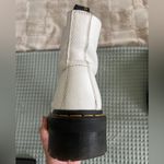 Dr. Martens  White Leather Sinclair Platform Boots
Size 8 Photo 4