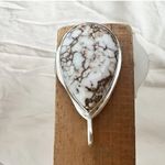 Wild Horse Turquoise 925 Silver Plated Necklace Native American Jewelry Brown Photo 7