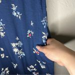 J. Jill NWT  Navy Blue Floral Perfect Summer Maxi Dress Photo 9