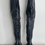 Vince Camuto Demerri Over The Knee Black Leather Boot Size 6.5 Photo 4
