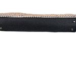 Women’s Black and White Check Snowman Shoulder Bag Quilted Outer Zipper Closure Photo 4