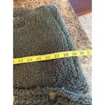 Hem & Thread  Medium Sherpa Shacket Dark Olive Green Warm Cozy Photo 8