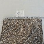 Chelsea and Violet szM faux wrap drape elastic waist stretch sequin mini skirt EUC Photo 8