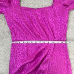 Saylor  Britta Dress in Magenta Leopard Cheetah Print Size XS Photo 7