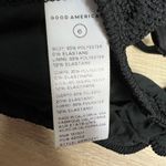 Good American NWOT  Crinkle Always Fit Twist BikiniTop Black Size‎ 6 3XL Photo 2