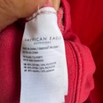 American Eagle Red Oversized Graphic Sweatshirt Pullover Comfy Casual Y2K Preppy Size L Photo 8