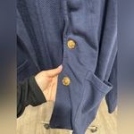 Caslon  Classic Navy Cardigan Blazer Photo 5