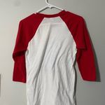 QUARTER sleeve American theme top Size XS Photo 2
