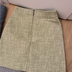 Sandro  Light Green Tweed Mini Skirt Photo 5