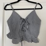 Hers & Mine  Black/White Plaid Tank Top Size Small New without Tags Photo 9