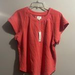 Sundry  by Anthropology Love Life Shirt NWT embroidered Photo 4