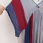 Velzera Boho Beachy‎ Patchwork Midi Dress Womens M Summer Vacation Comfort Poolside Photo 4