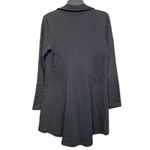 Soft Surroundings  Embroidered Jacket Cardigan Small Gray Military Grunge Goth Photo 7