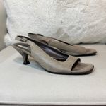Salvatore Ferragamo Ferragamo peep toe sling back mirror heels Photo 2