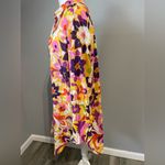 J.Crew  Ratti Curly Floral Beach Shirtdress/Coverup Sz Large Photo 3