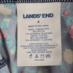 Lands' End Blue Floral Crisscross Tie Padded Swimwear Tankini Tank Top Small 4 Photo 6